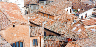 I tetti di Siena, case