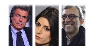 I tre principali candidati a sindaco di Roma