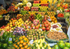 mercato, bancarelle di frutta