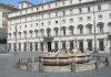 La facciata principale di Palazzo Chigi, sede del governo italiano