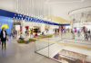Un rendering della galleria commerciale del nuovo centro Ikea di Roncadelle