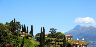 Una villa lungo le sponde del Lago di Como