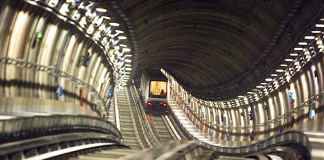 Un tunnel della metropolitana