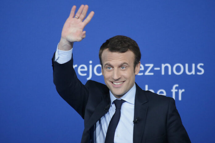 Il neo presidente francese Emmanuel Macron