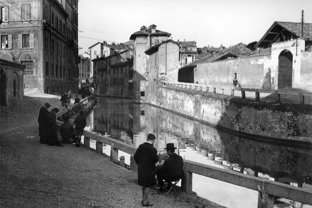 Conca Del Naviglio Milano Navigli 1800 Requadro